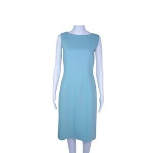 Carlisle Aqua Sleeveless Midi Dress size 6